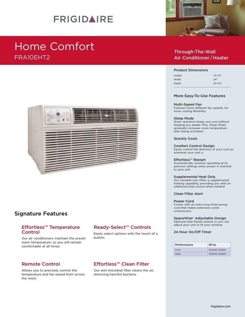 Frigidaire FRA10EHT2 User manual
