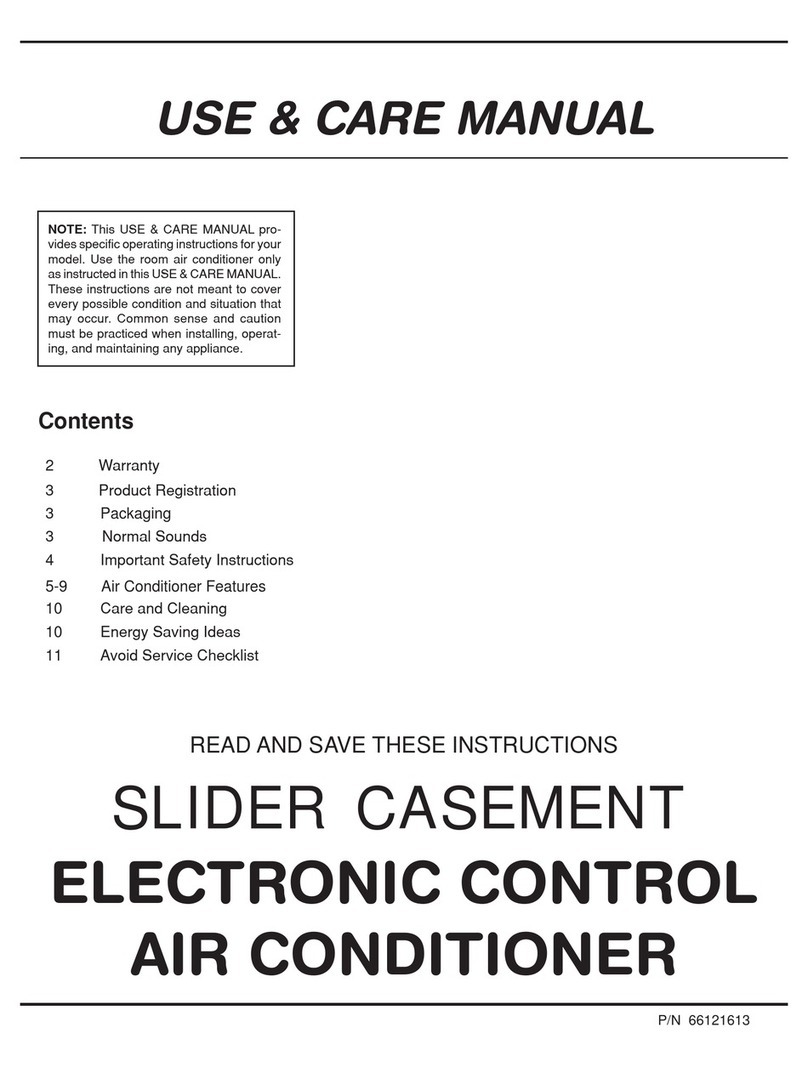 Frigidaire 66121613 User manual Frigidaire 66121613 User manual