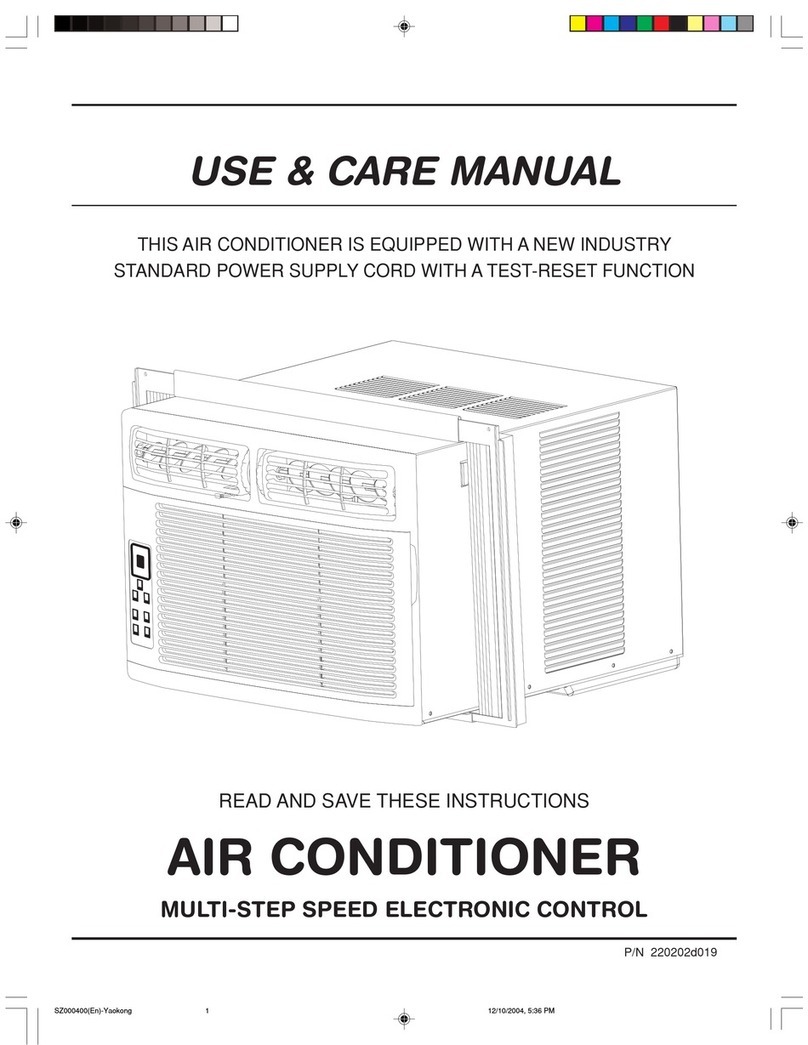 Frigidaire 220202D019 User manual