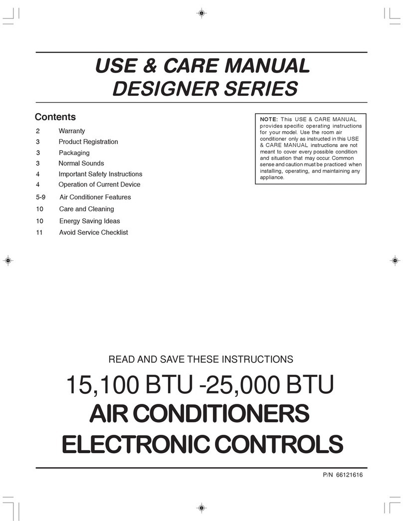 Frigidaire 000 BTU Air-Conditioner User manual