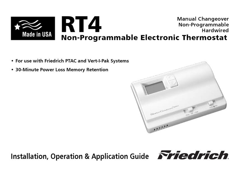 Friedrich RT4 General instructions