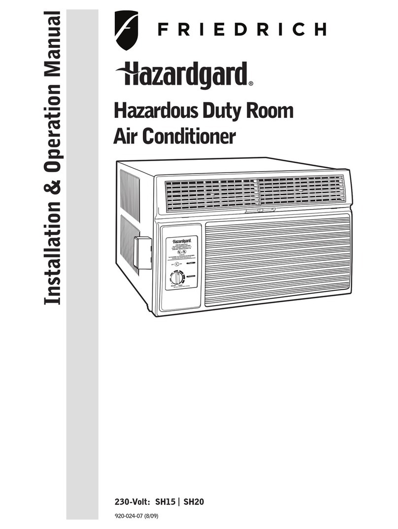 Friedrich SH15 User manual