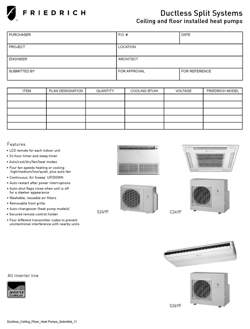 Friedrich C24YF User manual