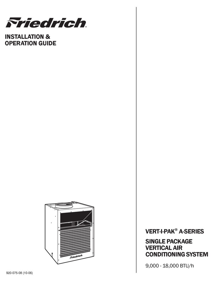 Friedrich A-SERIES Original operating instructions