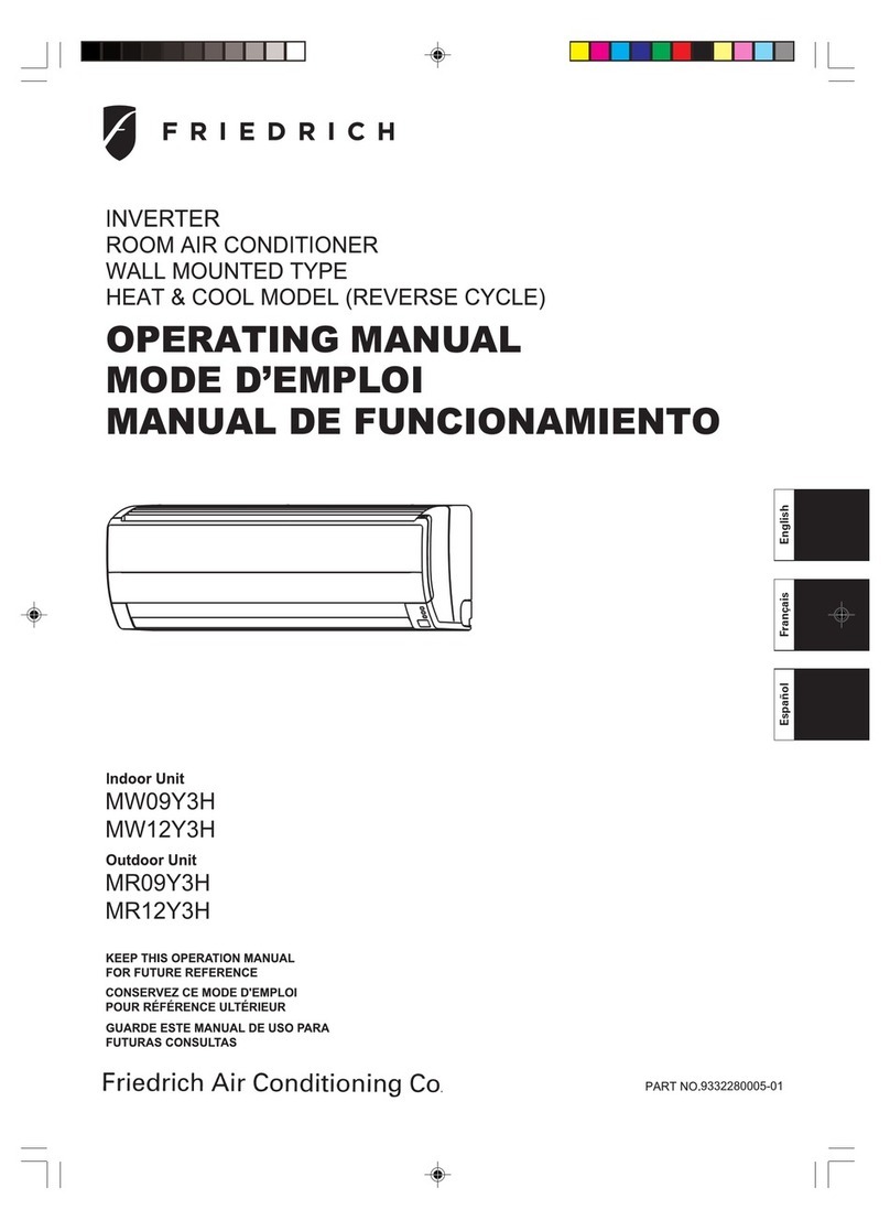 Friedrich MW09Y3H User manual