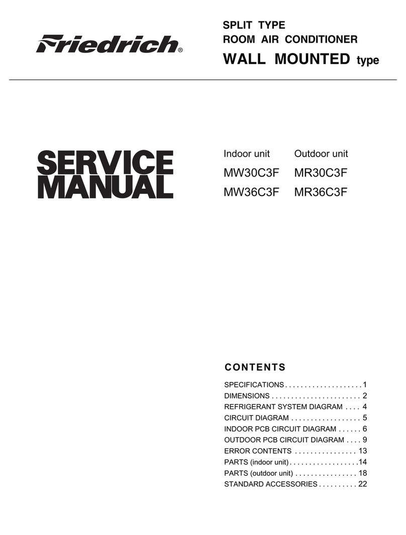 Friedrich MR36C3F User manual