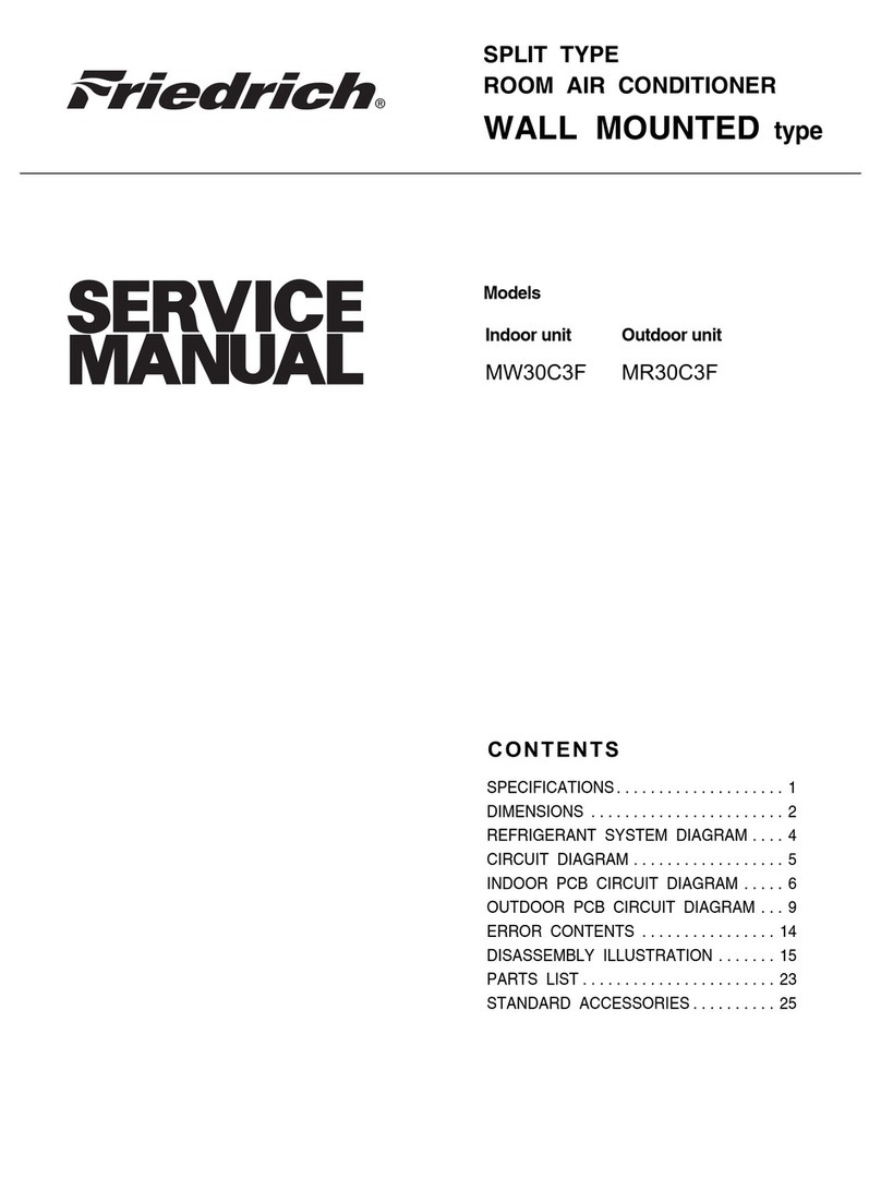 Friedrich MR30C3F User manual