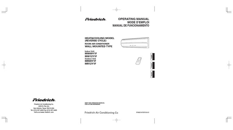 Friedrich MR09Y1F User manual