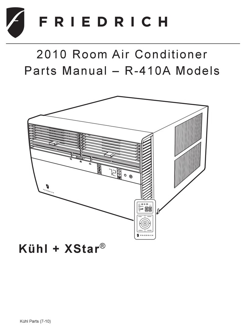 Friedrich KUHL R-410A User manual