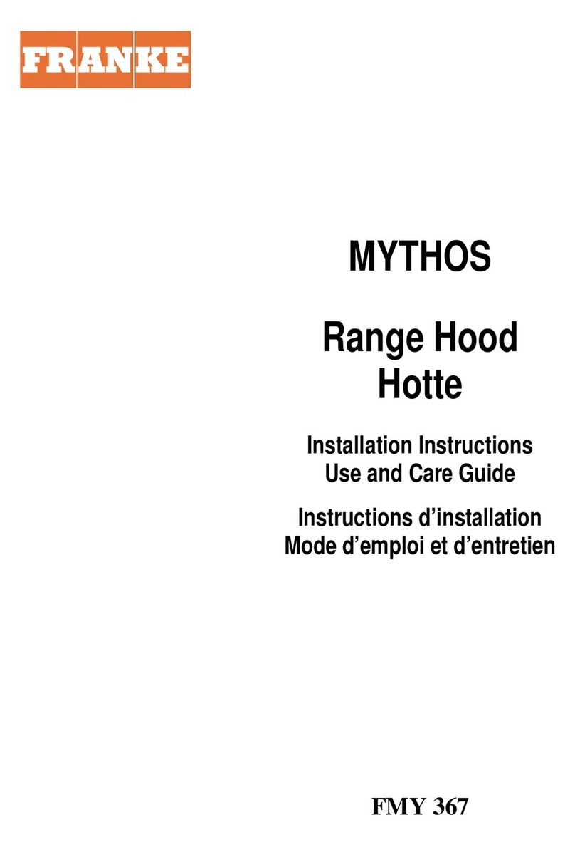 Franke MYTHOS FMY 367 installation instructions