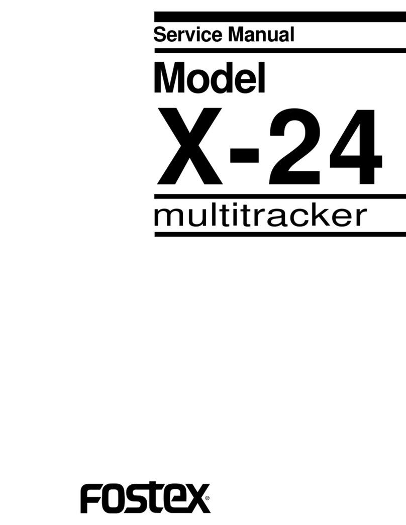 Fostex X-24 User manual