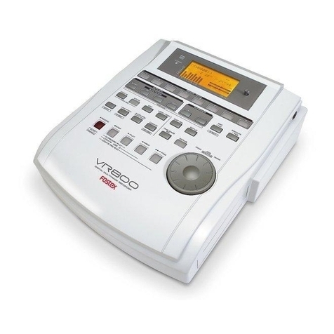 Fostex VR800 owner's manual