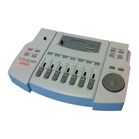 Fostex VM08 User manual