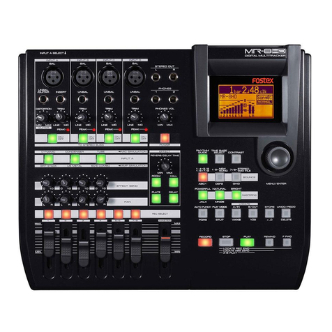 Fostex MR-8CD owner's manual Fostex MR-8CD owner's manual