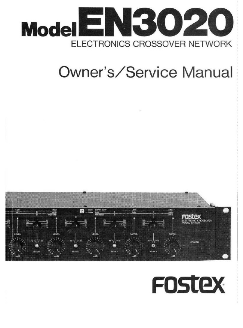 Fostex EN3020 Application guide