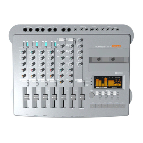Fostex XR-7 User manual