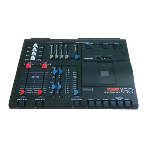 Fostex X-30 User manual