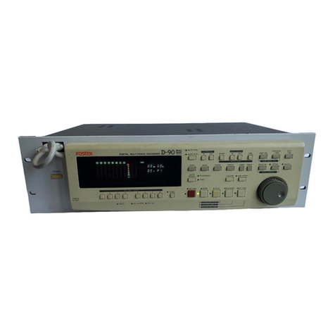 Fostex D-90 owner's manual