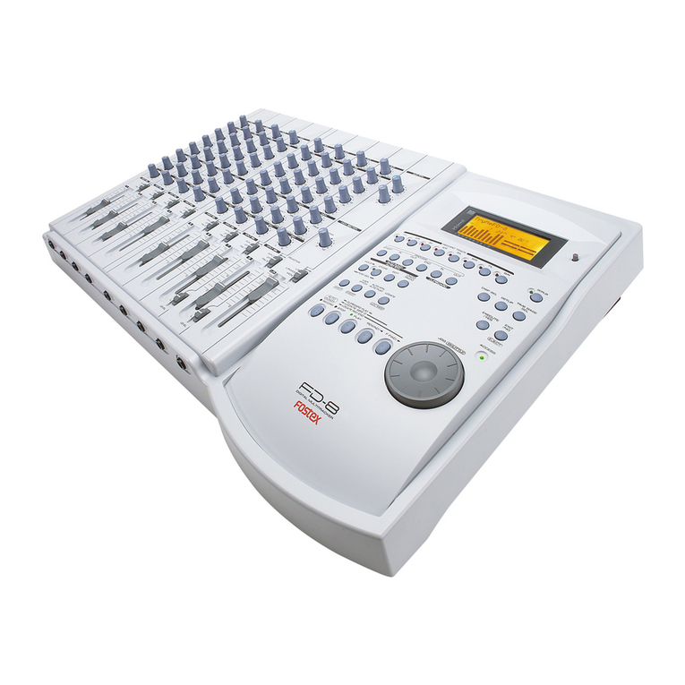 Fostex FD-8 Quick operation guide