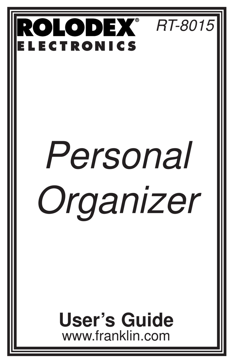 Rolodex Rolodex RT-8015 User manual