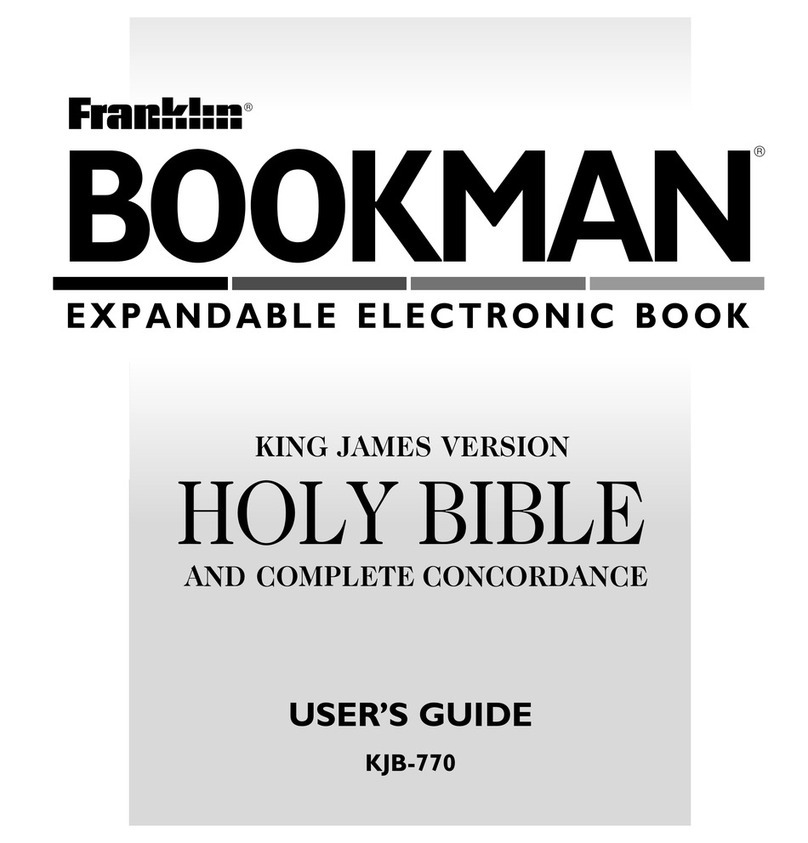 Franklin KJB-770 user guide