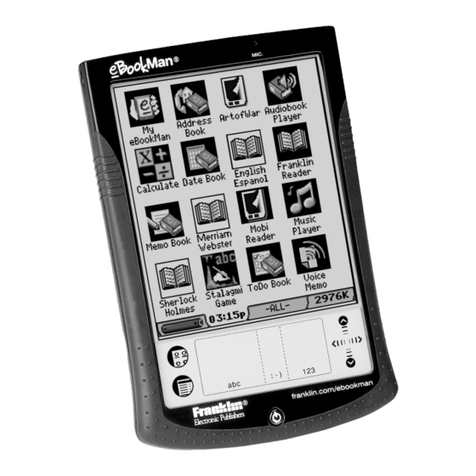 Franklin eBOOKMAN EBM-900 user guide