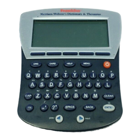 Franklin Dictionary & Thesaurus MWD-1470 User manual