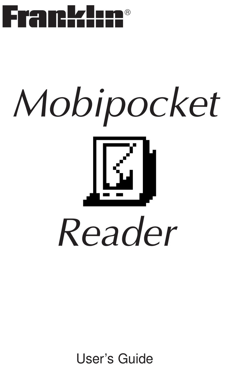 Franklin eBook Reader user guide Franklin eBook Reader user guide