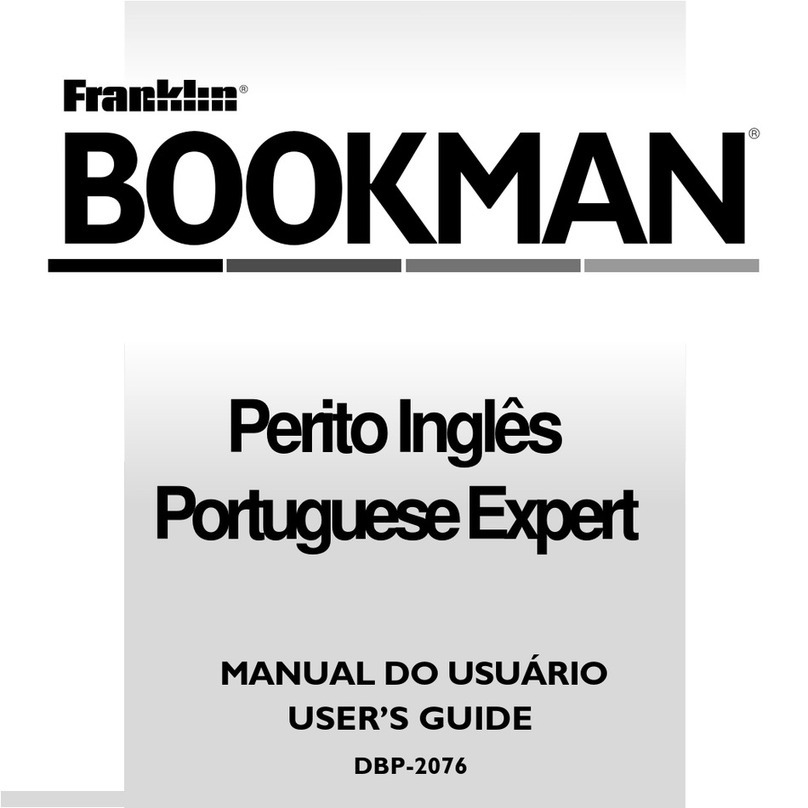 Franklin Perito Ingles Portuguese Expert DBP-2076 user guide