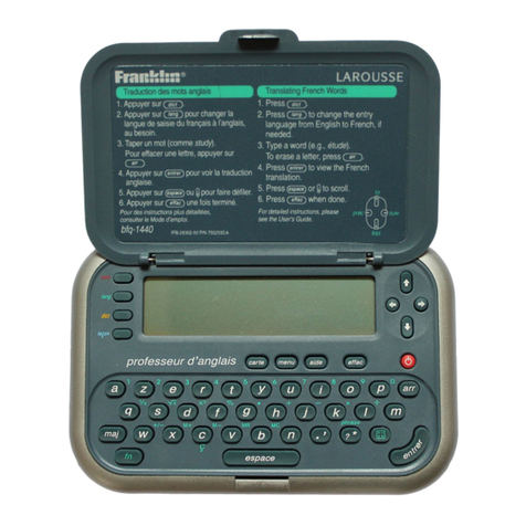 Franklin MWD-1440 user guide