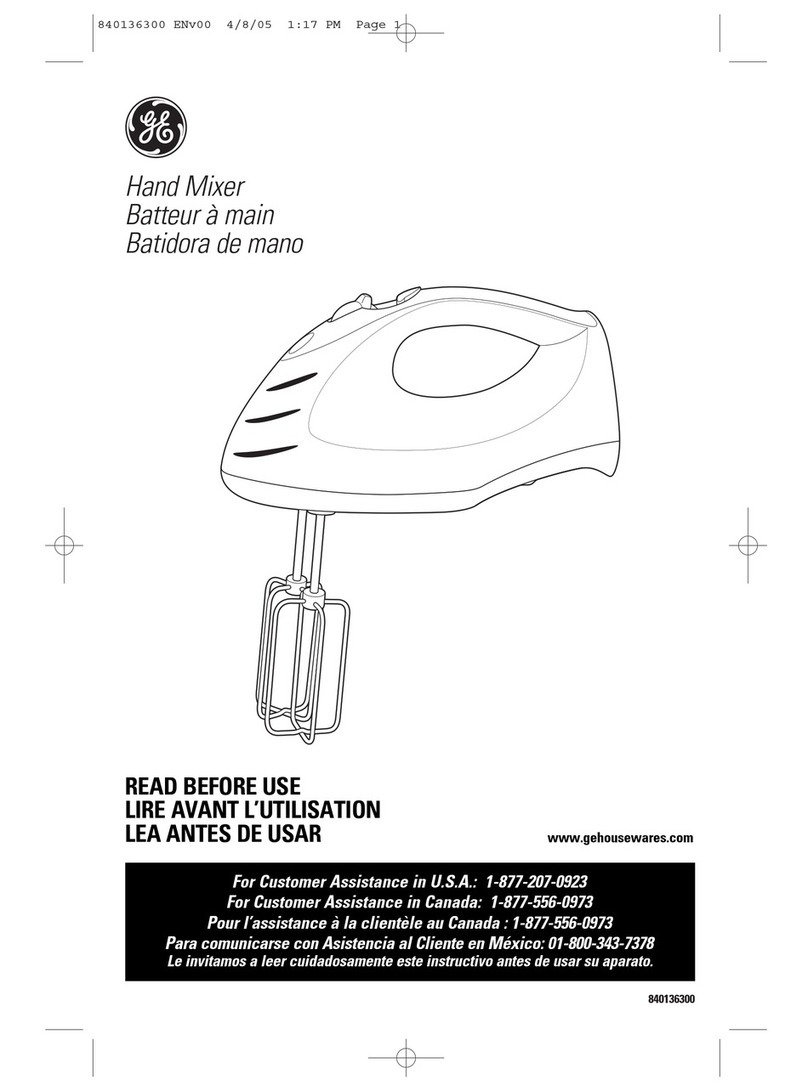 GE 169024 User manual