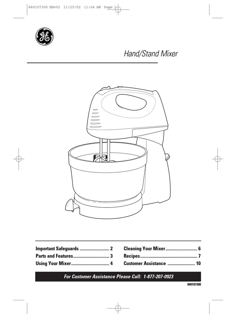 GE 106772 User manual