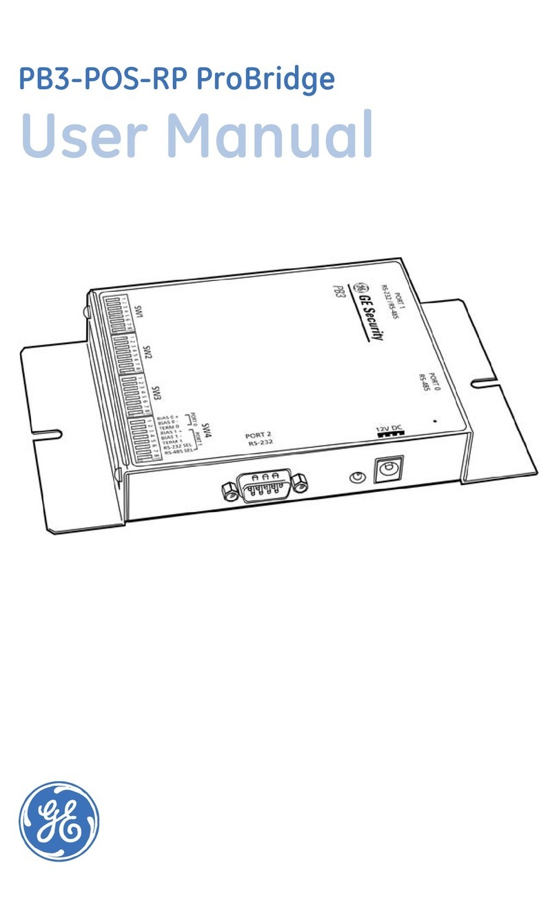 GE PB3-POS-RP ProBridge User manual GE PB3-POS-RP ProBridge User manual