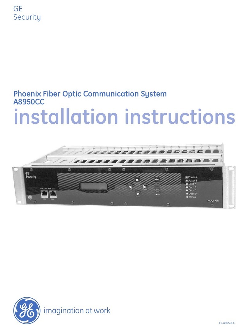 GE Security Phoenix A8950CC User manual