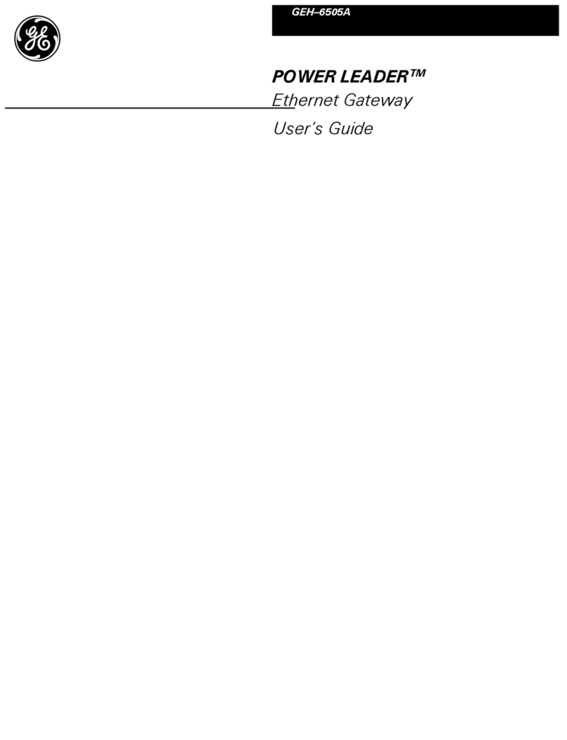 GE POWER LEADER GEH-6505A User manual