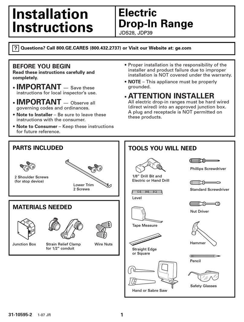 GE 131-10595-2 1-07 JR User manual