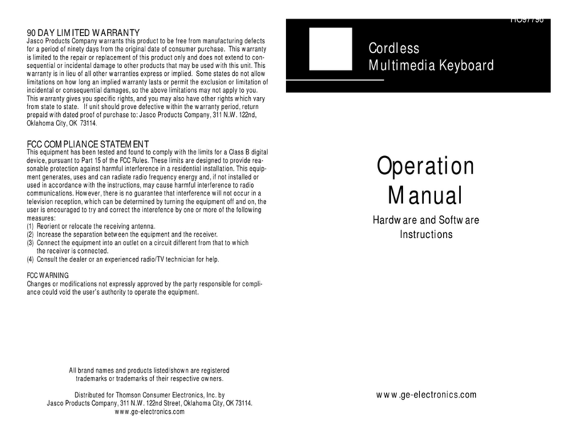 GE HO97796 User manual
