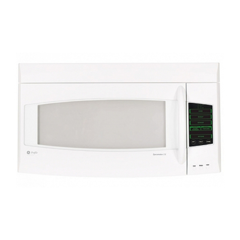 GE Spacemaker JVM2070 User manual GE Spacemaker JVM2070 User manual
