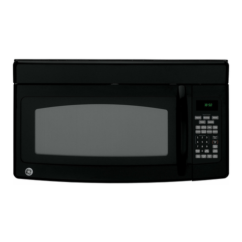 GE Spacemaker JVM1850DMBB User instructions