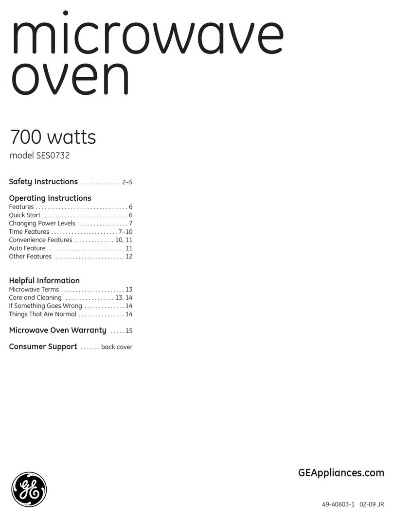 GE SES0732 User manual