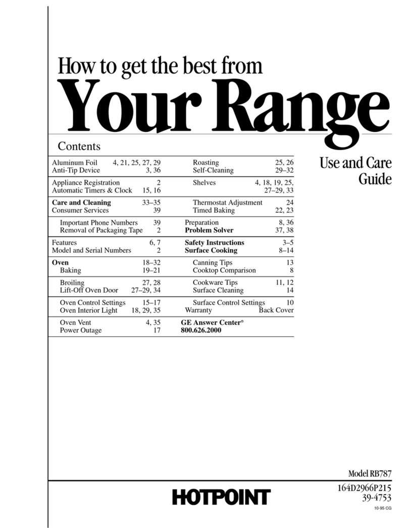 Hotpoint RB787 Use and care guide Hotpoint RB787 Use and care guide