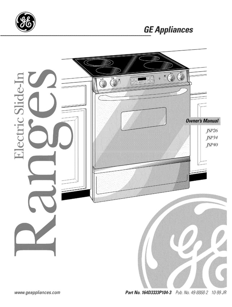 GE JSP26 User manual