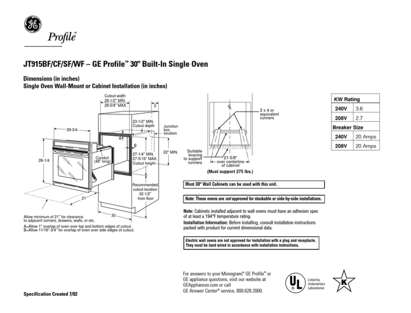 GE JT915 Manual