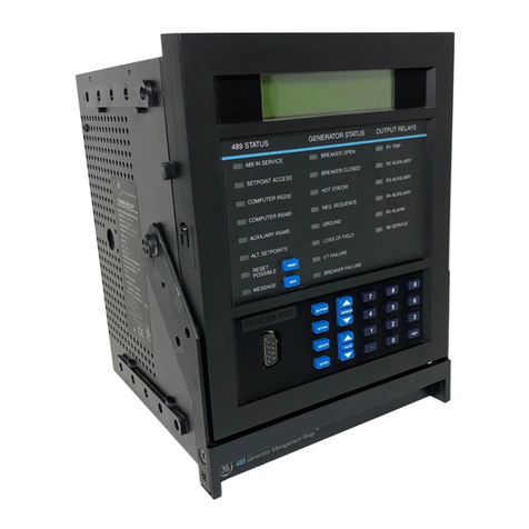 GE Multilin 489 User manual
