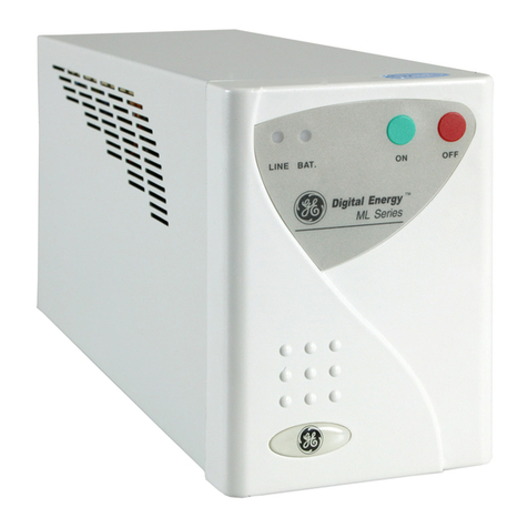 GE 1000 VA User manual GE 1000 VA User manual