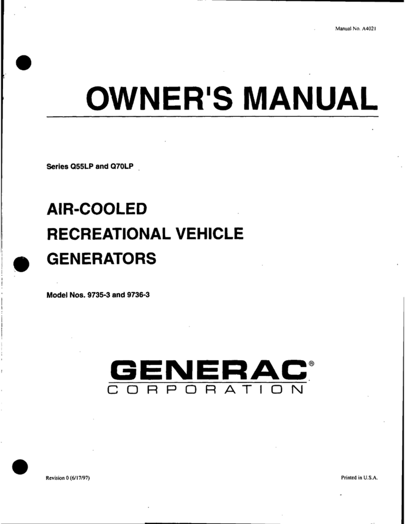 Generac Power Systems A4021 User manual Generac Power Systems A4021 User manual