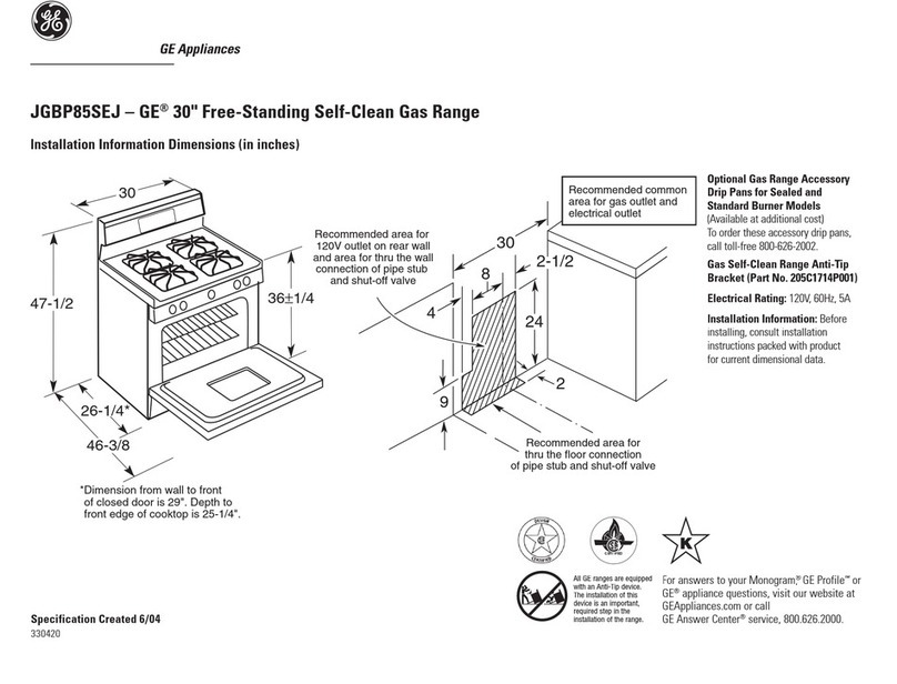 GE JGBP85SEJSS Manual