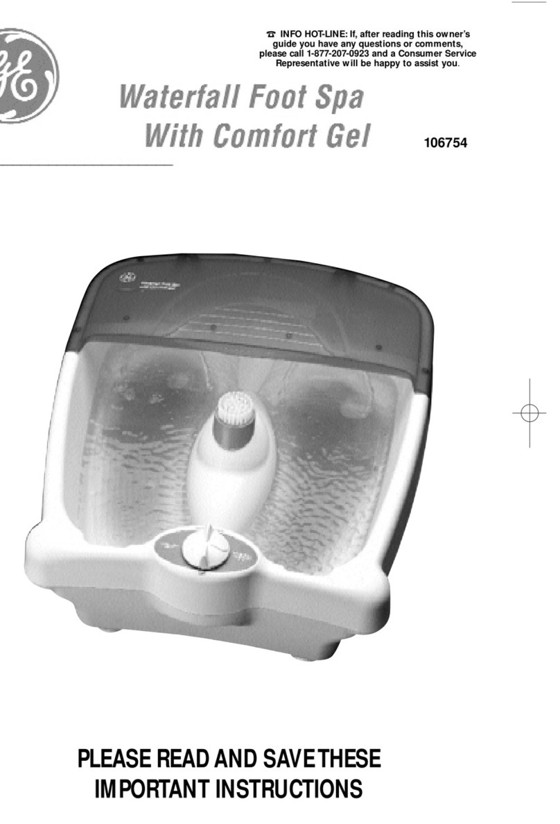 GE 106754 Important instructions