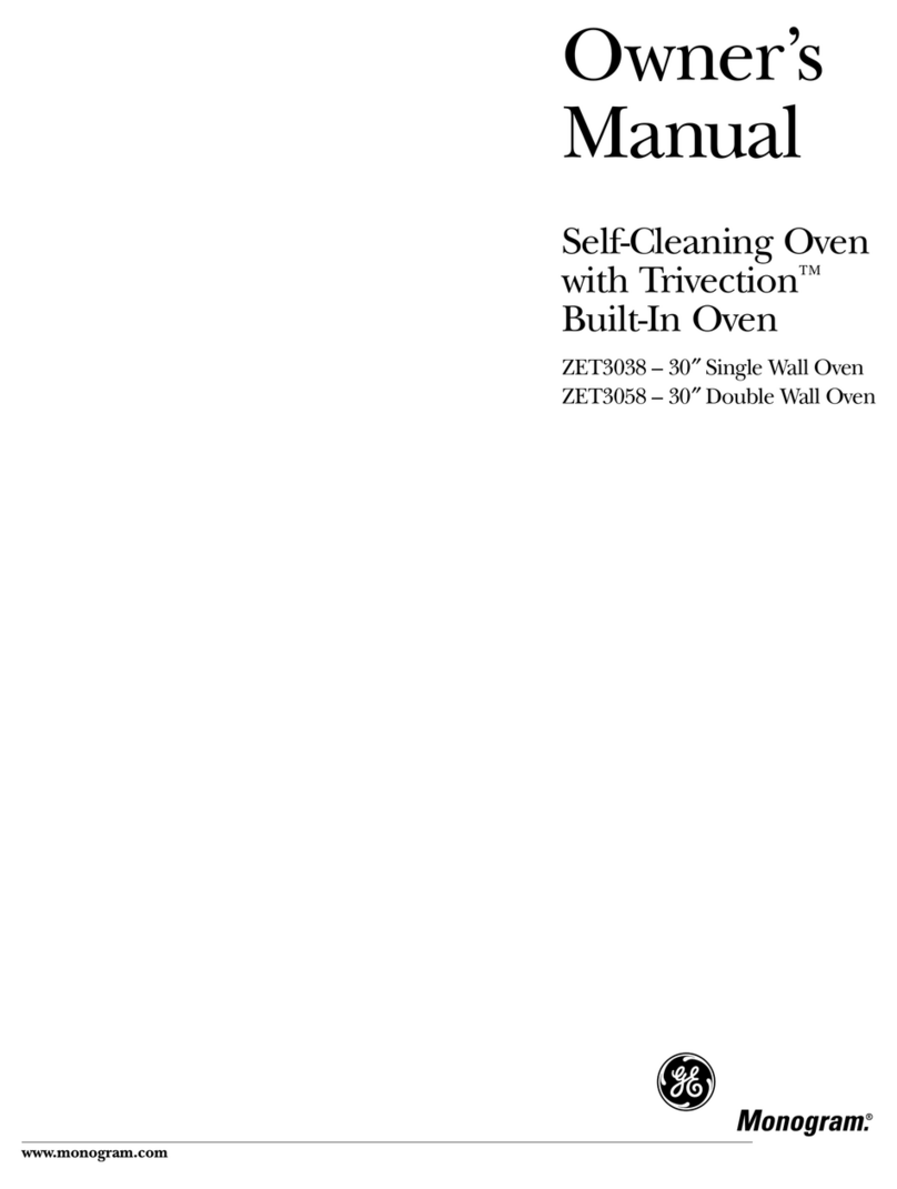 GE TRIVECTION ZET3038 User manual