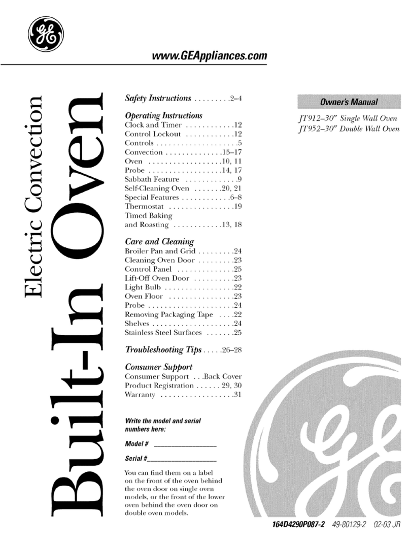 GE J7912-30" owner's manual